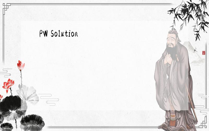 PW Solution