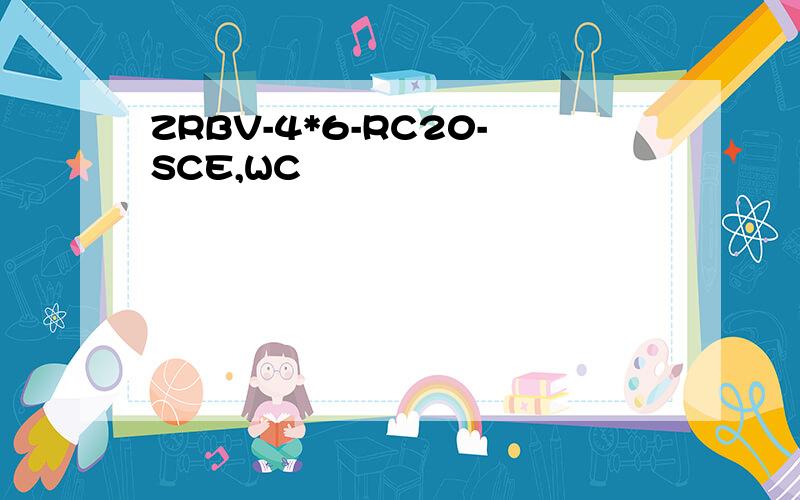 ZRBV-4*6-RC20-SCE,WC