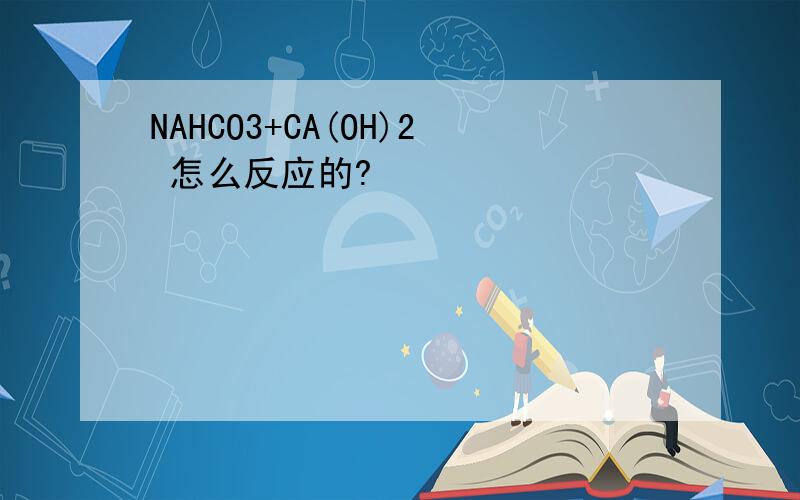 NAHCO3+CA(OH)2 怎么反应的?